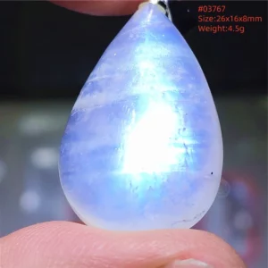 Natural Moonstone Oval Pendant in 925 Silver - Image 26