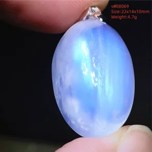 Natural Moonstone Oval Pendant in 925 Silver - Image 66