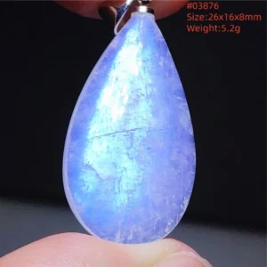 Natural Moonstone Oval Pendant in 925 Silver - Image 42