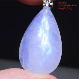 Natural Moonstone Oval Pendant in 925 Silver - Image 45