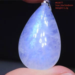Natural Moonstone Oval Pendant in 925 Silver - Image 50