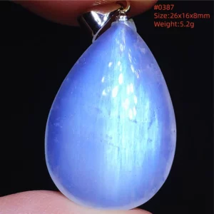 Natural Moonstone Oval Pendant in 925 Silver - Image 47