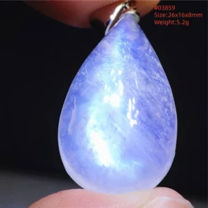 Natural Moonstone Oval Pendant in 925 Silver - Image 31