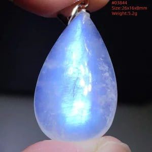 Natural Moonstone Oval Pendant in 925 Silver - Image 64