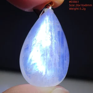 Natural Moonstone Oval Pendant in 925 Silver - Image 33