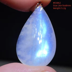 Natural Moonstone Oval Pendant in 925 Silver - Image 32