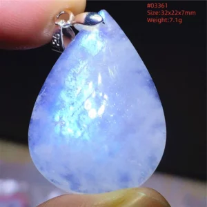Natural Moonstone Oval Pendant in 925 Silver - Image 59