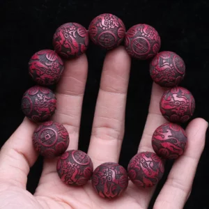 Natural Multicolor Wooden Bracelet for Men, 20mm Elastic - Image 12