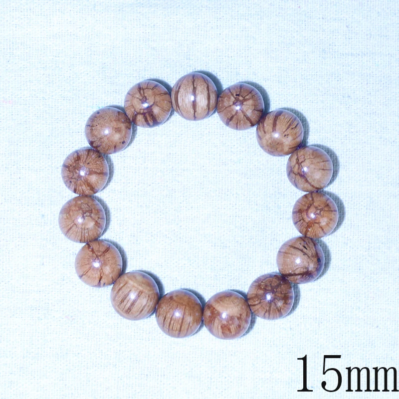 Natural Rosewood Beaded Bracelet, 20mm Meditation