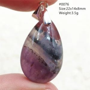 Auralite 23 Cacoxenite Purple Crystal Pendant - Image 21