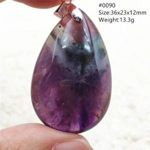 Auralite 23 Cacoxenite Purple Crystal Pendant - Image 40