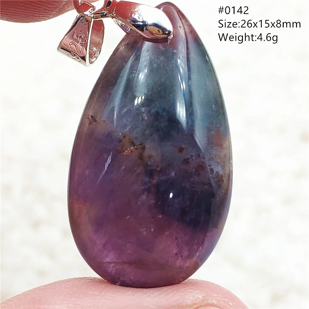 Auralite 23 Cacoxenite Purple Crystal Pendant