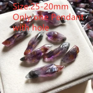 Auralite 23 Cacoxenite Purple Crystal Pendant - Image 14