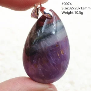 Auralite 23 Cacoxenite Purple Crystal Pendant - Image 23