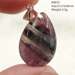 Auralite 23 Cacoxenite Purple Crystal Pendant - Image 34