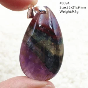 Auralite 23 Cacoxenite Purple Crystal Pendant - Image 37