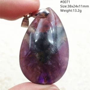 Auralite 23 Cacoxenite Purple Crystal Pendant - Image 36
