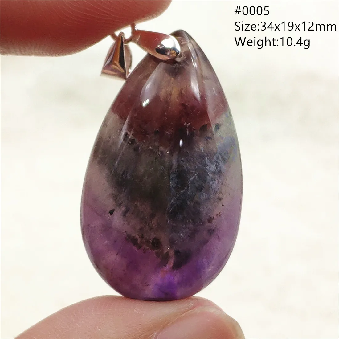 Auralite 23 Cacoxenite Purple Crystal Pendant - Image 53