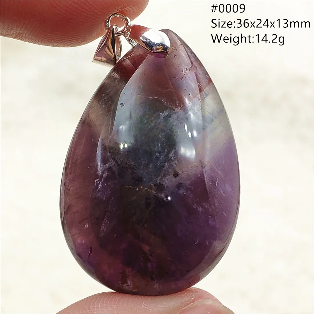 Auralite 23 Cacoxenite Purple Crystal Pendant - Image 29