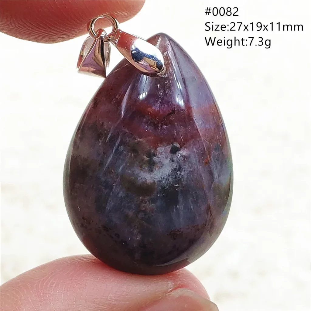 Auralite 23 Cacoxenite Purple Crystal Pendant