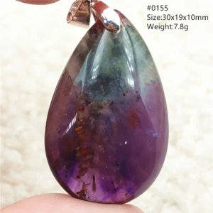 Auralite 23 Cacoxenite Purple Crystal Pendant - Image 39