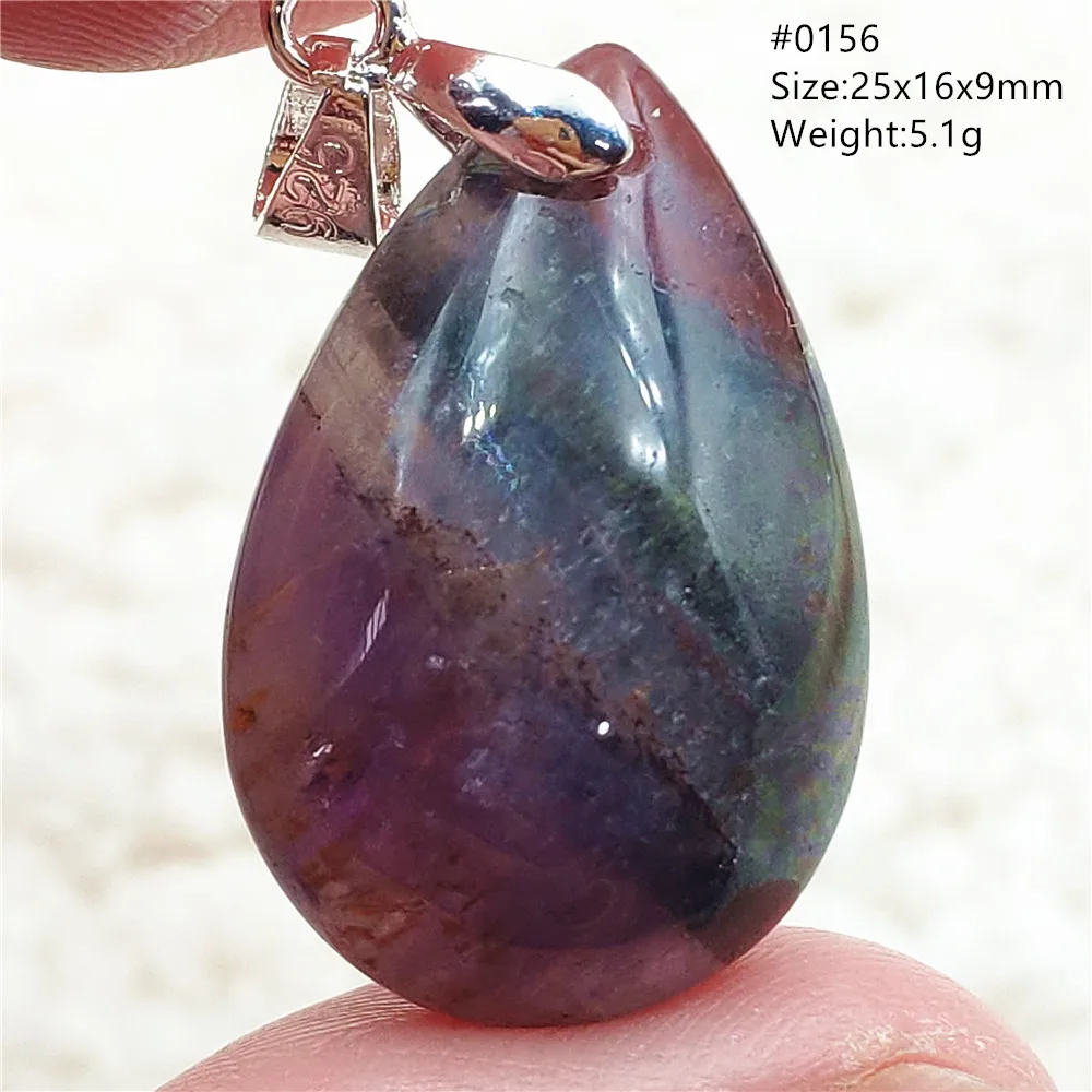 Auralite 23 Cacoxenite Purple Crystal Pendant