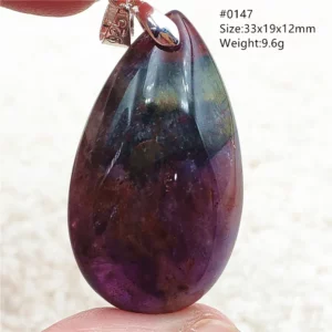 Auralite 23 Cacoxenite Purple Crystal Pendant - Image 11
