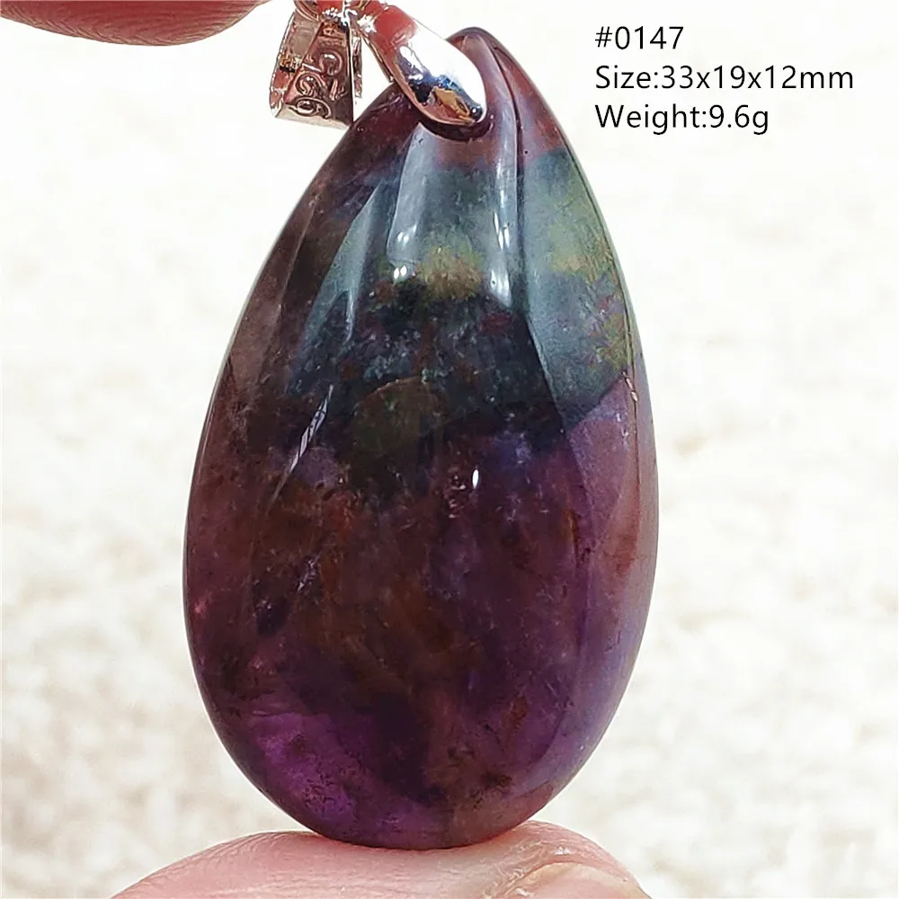 Auralite 23 Cacoxenite Purple Crystal Pendant