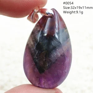 Auralite 23 Cacoxenite Purple Crystal Pendant - Image 1