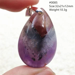 Auralite 23 Cacoxenite Purple Crystal Pendant - Image 45