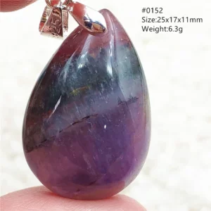 Auralite 23 Cacoxenite Purple Crystal Pendant - Image 46