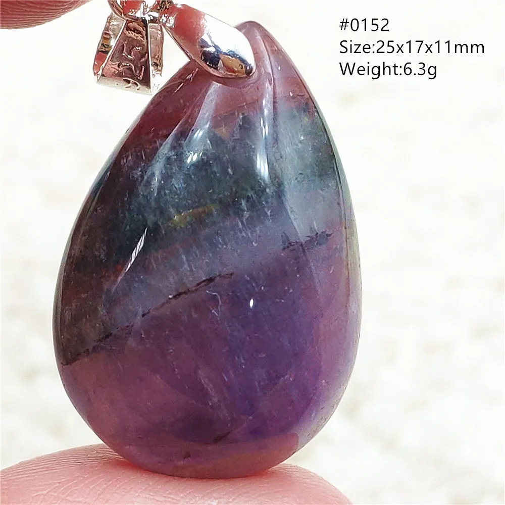 Auralite 23 Cacoxenite Purple Crystal Pendant