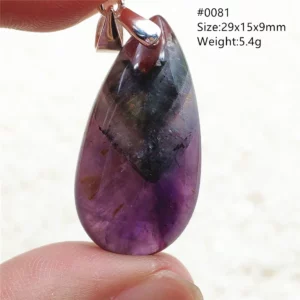 Auralite 23 Cacoxenite Purple Crystal Pendant - Image 26