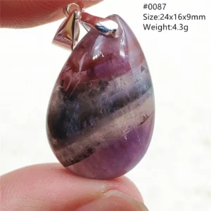 Auralite 23 Cacoxenite Purple Crystal Pendant - Image 49