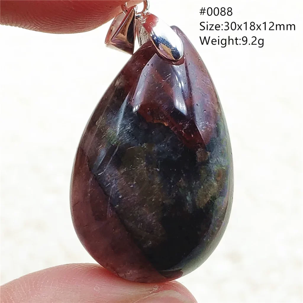 Auralite 23 Cacoxenite Purple Crystal Pendant