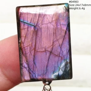 Rare Purple & Blue Labradorite Pendant, Women & Men - Image 20