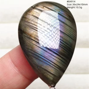 Rare Purple & Blue Labradorite Pendant, Women & Men - Image 36