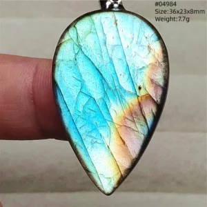 Rare Purple & Blue Labradorite Pendant, Women & Men - Image 22