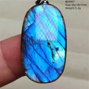 Rare Purple & Blue Labradorite Pendant, Women & Men - Image 33