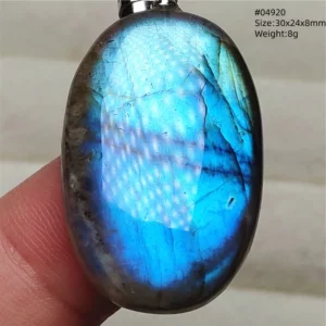 Rare Purple & Blue Labradorite Pendant, Women & Men - Image 10