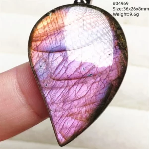 Rare Purple & Blue Labradorite Pendant, Women & Men - Image 35