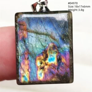 Rare Purple & Blue Labradorite Pendant, Women & Men - Image 37