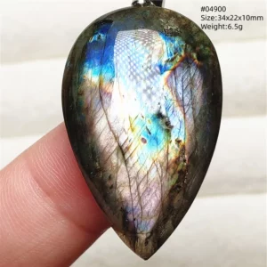 Rare Purple & Blue Labradorite Pendant, Women & Men - Image 42