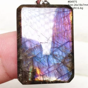 Rare Purple & Blue Labradorite Pendant, Women & Men - Image 29