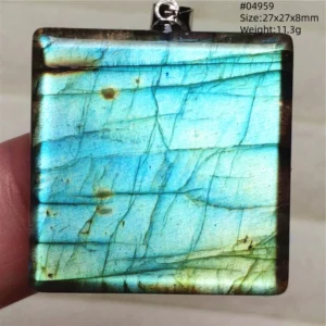 Rare Purple & Blue Labradorite Pendant, Women & Men - Image 38