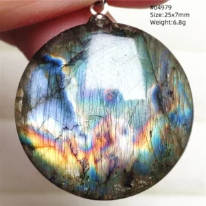 Rare Purple & Blue Labradorite Pendant, Women & Men - Image 32