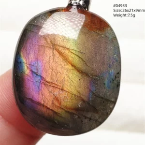 Rare Purple & Blue Labradorite Pendant, Women & Men - Image 15