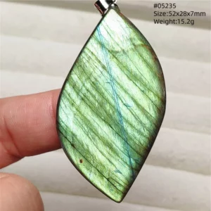 Purple Labradorite Pendant, Rare Natural Stone Necklace - Image 66