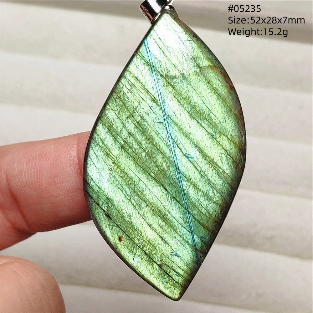 Purple Labradorite Pendant, Rare Natural Stone Necklace
