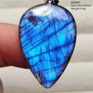 Purple Labradorite Pendant, Rare Natural Stone Necklace - Image 17